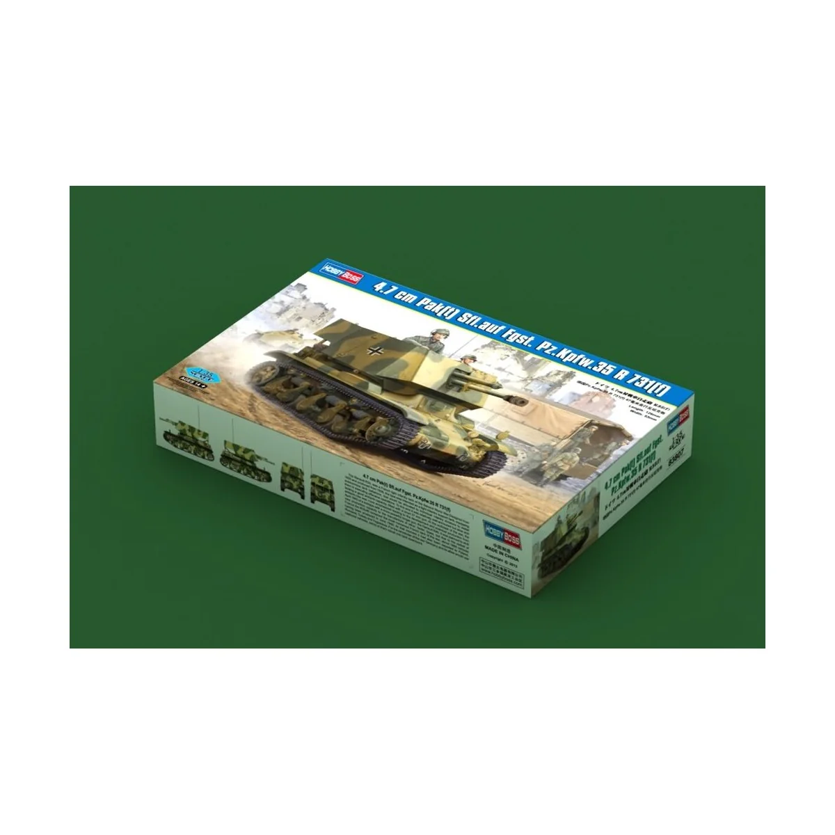 4, 7cm Pak(t) Sfl.auf Fgst. 35 R 731(f), 1/35 - Hobby Boss 83807