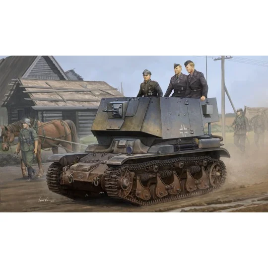Befehlsfahrzeug auf Fgst.Pz.Kpfw.35 R731, 1/35 - Hobby Boss 83809 Befehlsfahrzeug auf Fgst.Pz.Kpfw.35 R731, 1/35 - Hobby Boss 83809
