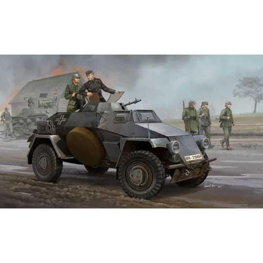 German Sd.Kfz.221 Leichter Panzerspahwag, 1/35 - Hobby Boss 83812