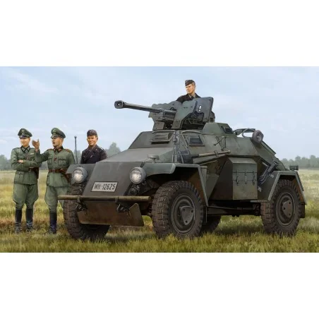 German Le.Pz.Sp.Wg (Sd.Kfz.221) Leichter Panzerspahwagen-Late, 1/35...