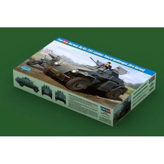 German Sd.Kfz.222 Leichter Panzerwagen, 1/35 - Hobby Boss 83816