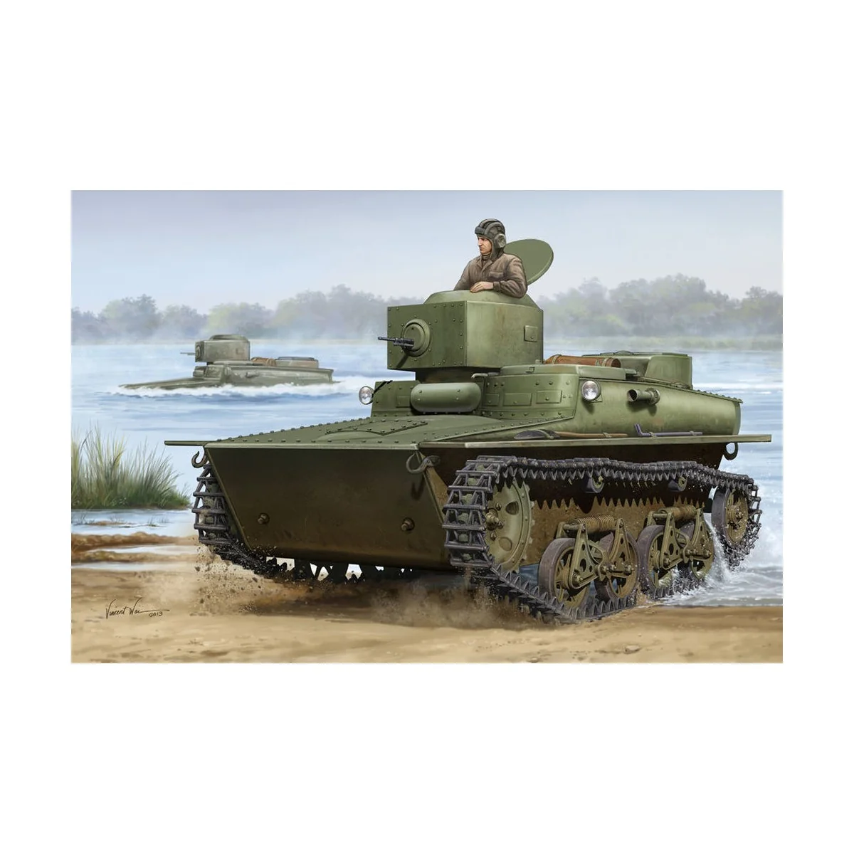 Soviet T-37 Amphibious Light Tank-Early, 1/35 - Hobby Boss 83818