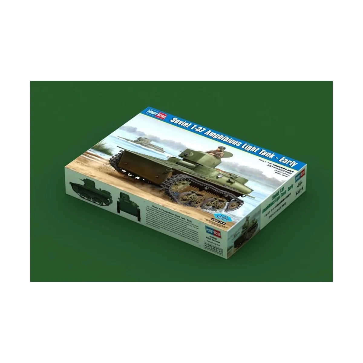 Soviet T-37 Amphibious Light Tank-Early, 1/35 - Hobby Boss 83818