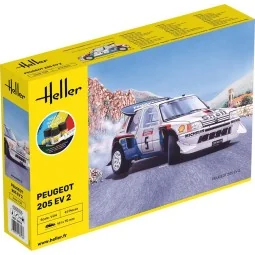 STARTER KIT Peugeot 205 EV 2, 1/24 - Heller 56716