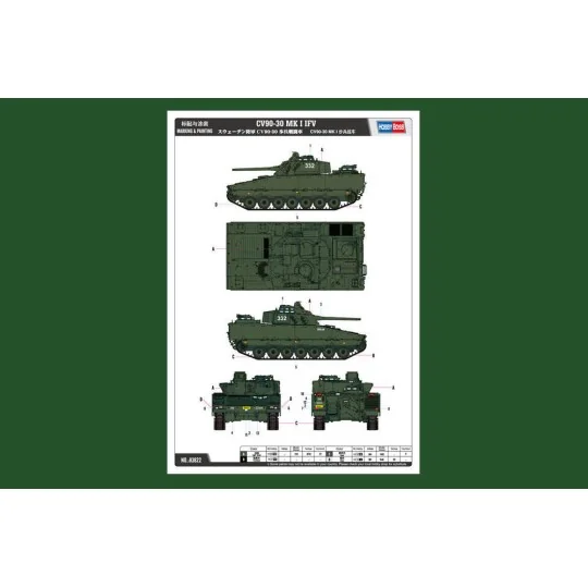 Swedish CV9030 IFV, 1/35 - Hobby Boss 83822