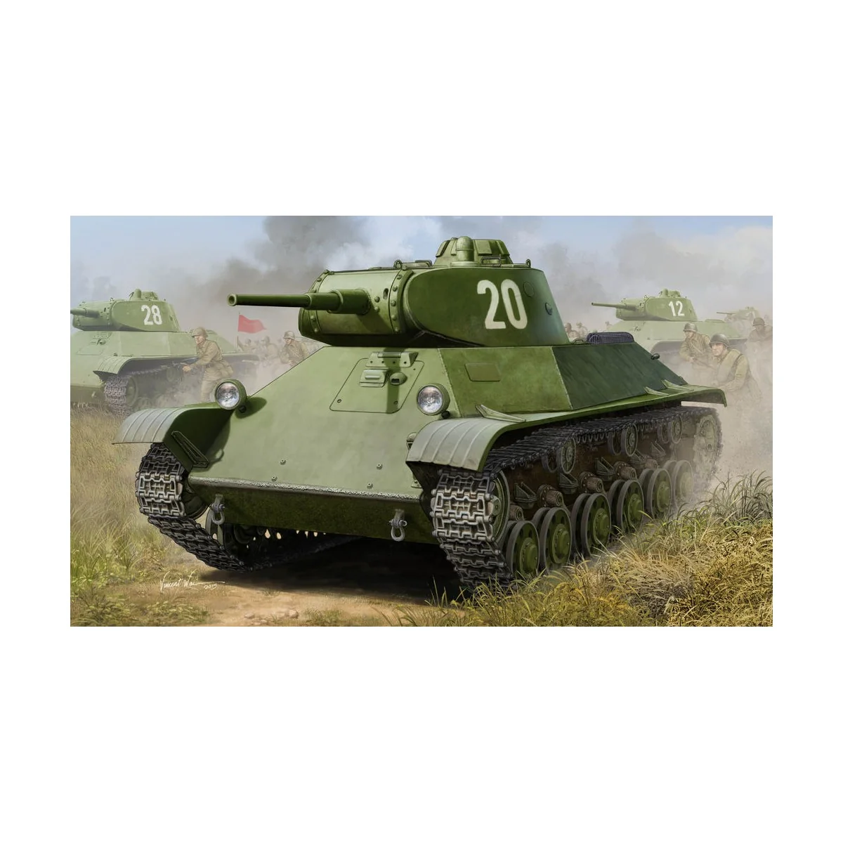 Russian T-50 Infantry Tank, 1/35 - Hobby Boss 83827