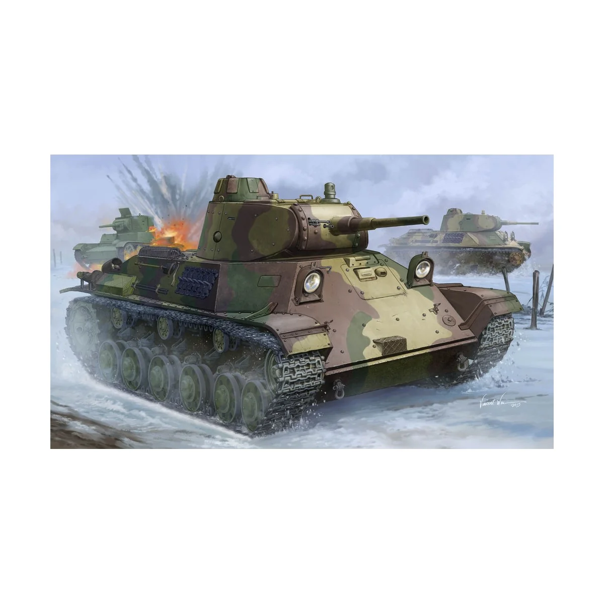 Finnish T-50 Tank, 1/35 - Hobby Boss 83828 Finnish T-50 Tank, 1/35 - Hobby Boss 83828