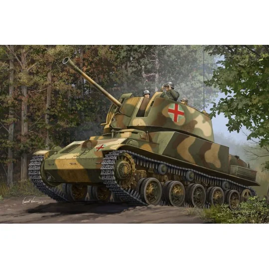 Hungarian 40M Nimrod Anti-Aircraft Gun, 1/35 - Hobby Boss 83829 Hungarian 40M Nimrod Anti-Aircraft Gun, 1/35 - Hobby Boss 83829