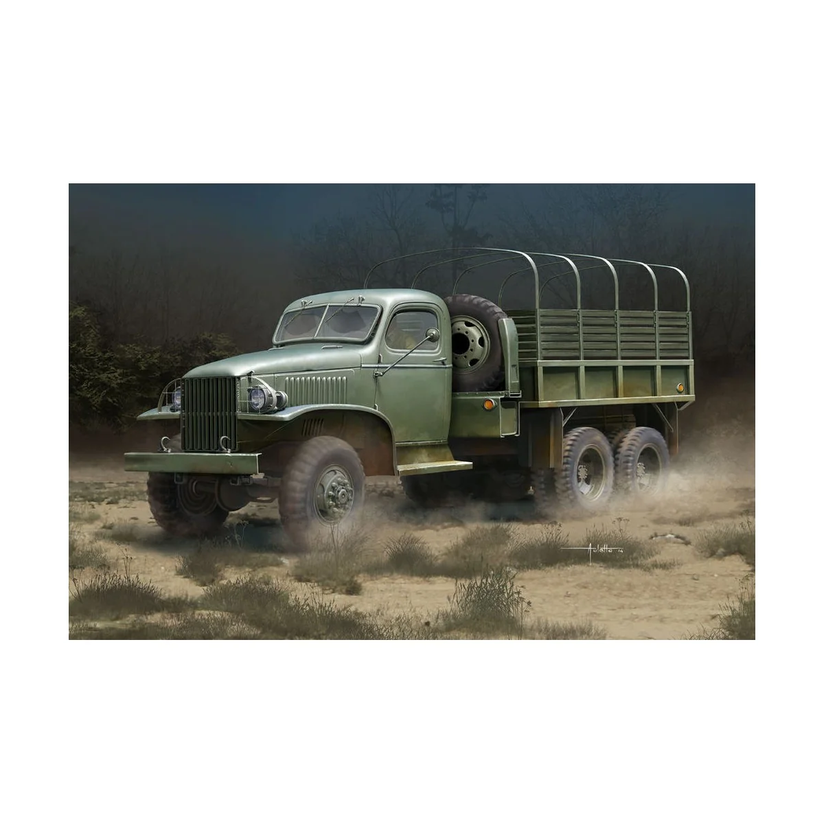 US GMC CCKW-352 Steel Cargo Truck, 1/35 - Hobby Boss 83831