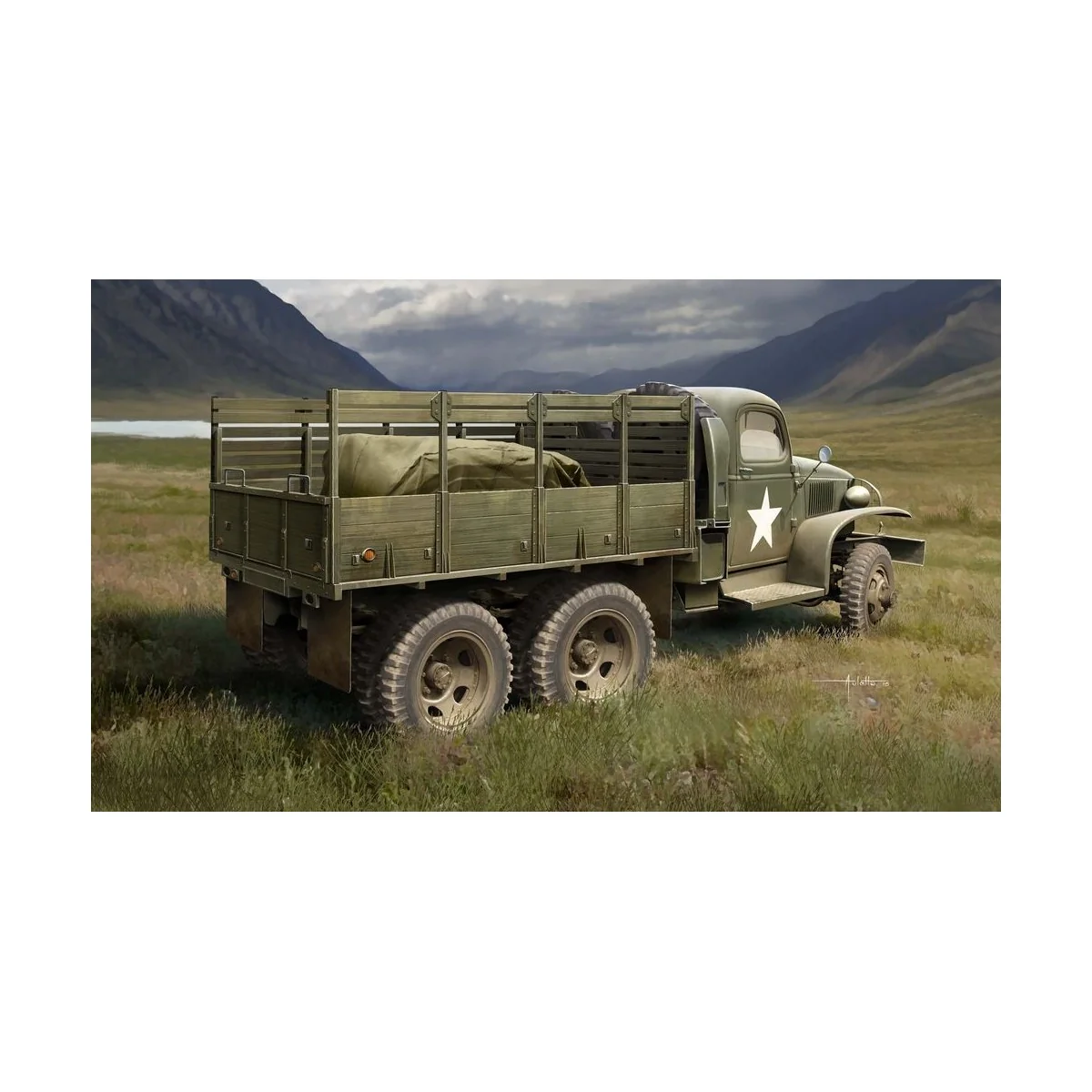 US GMC CCKW-352 Wood Cargo Truck - Hobby Boss 83832