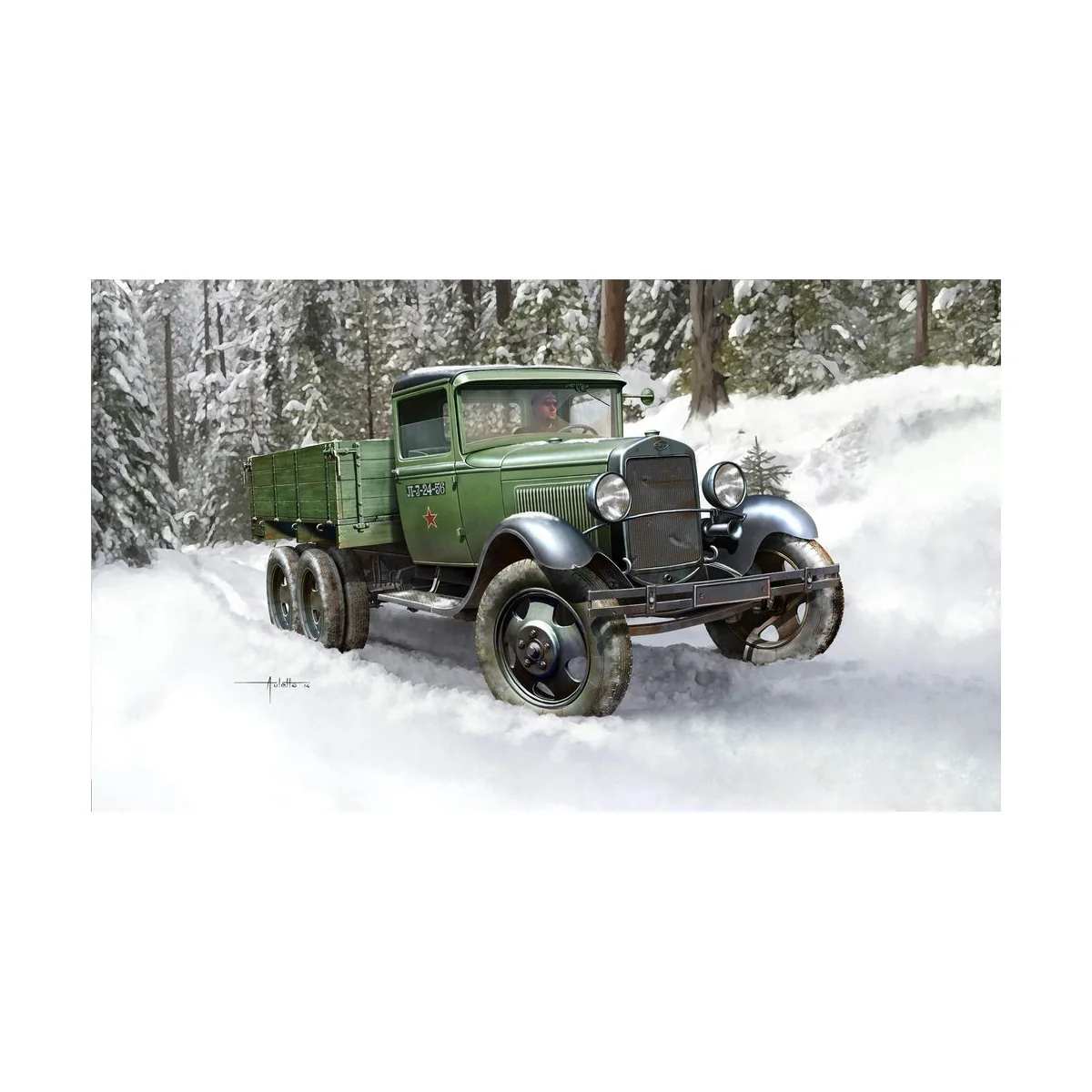 Soviet GAZ-AAA Cargo Truck, 1/35 - Hobby Boss 83837