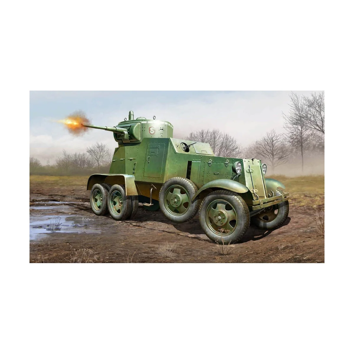 Hobby Boss - Soviet BA-3 Armor Car - 83838