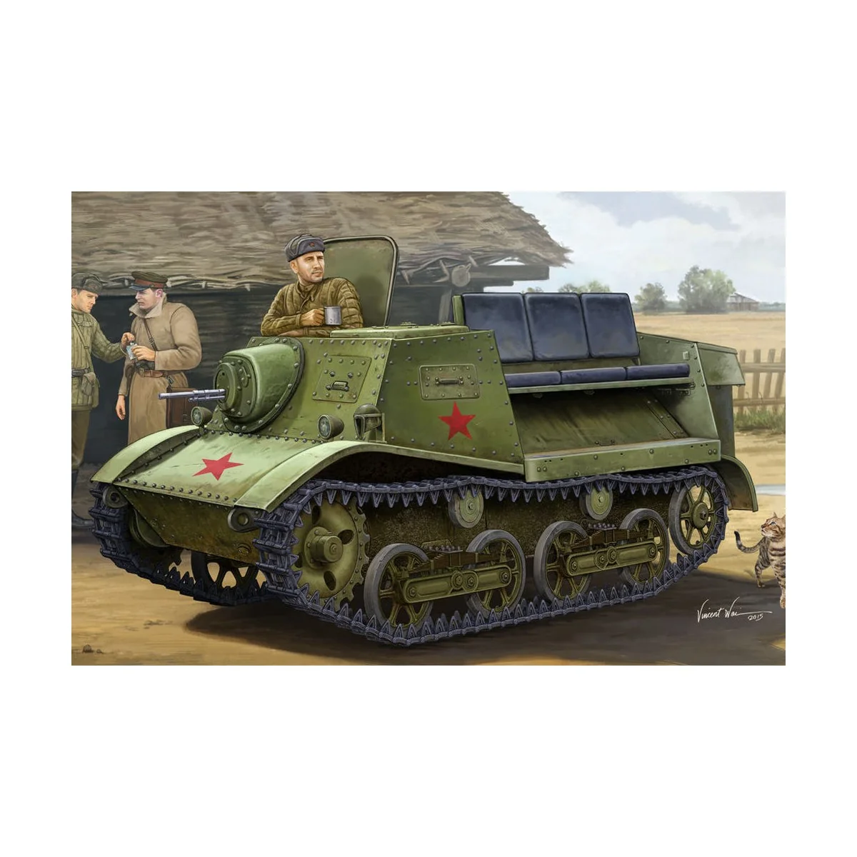 Soviet T-20 Armored Tractor Komsomolets 1938, 1/35 - Hobby Boss 83847