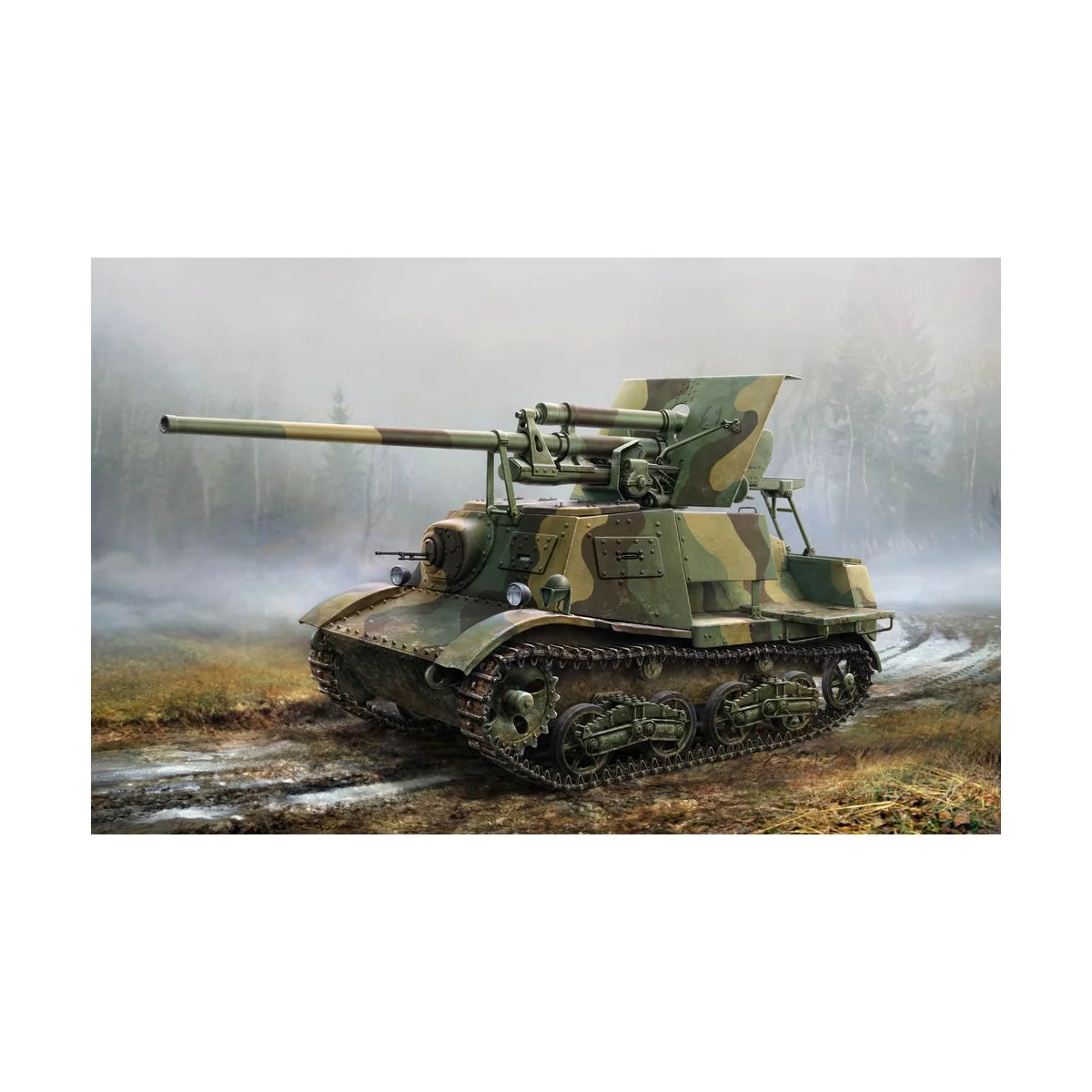 Soviet ZIS-30 Light Self-Propelled Anti- -Tank Gun - Hobby Boss 83849
