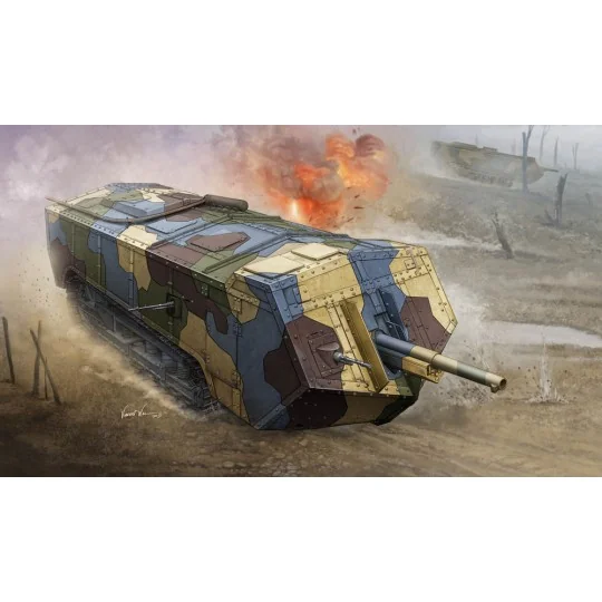 Hobby Boss - French Saint-Chamond Heavy Tank-Medium - 83859