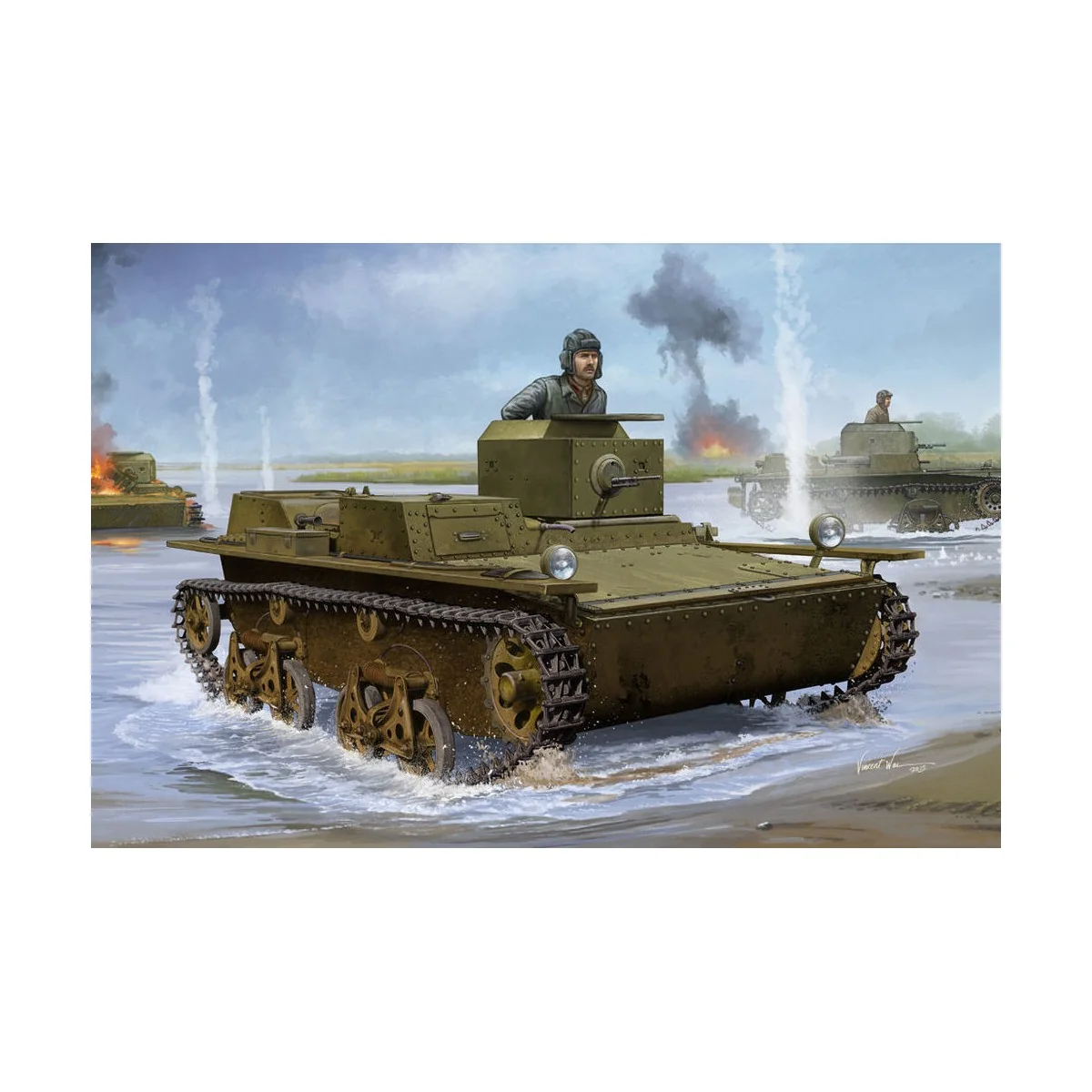 Soviet T-38 Amphibious Light Tank - Hobby Boss 83865