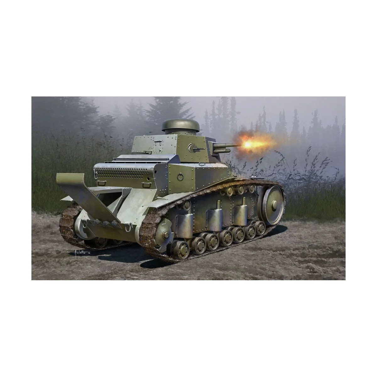 Soviet T-18 Light Tank MOD1930, 1/35 - Hobby Boss 83874 Soviet T-18 Light Tank MOD1930, 1/35 - Hobby Boss 83874