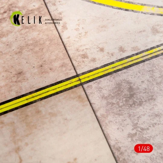 RPK runway Base - Acrylic 3 mm (280 x 180 mm) (170 g), 1/48 - Kelik...
