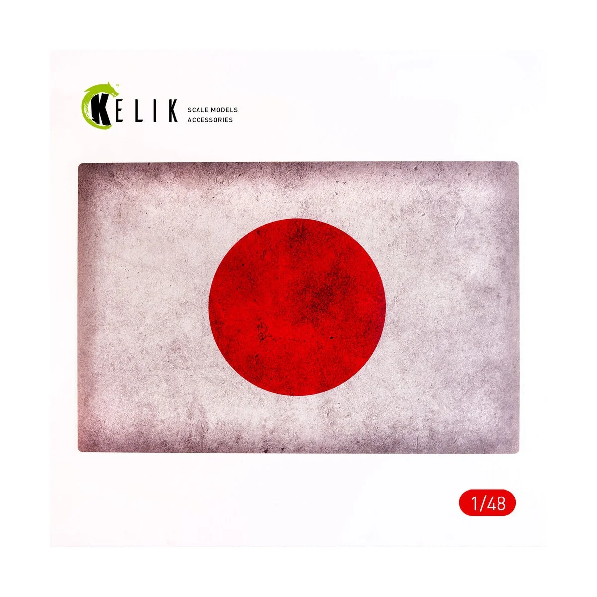 Japan Flag - Base - Acrylic 3 mm (410 x 270 mm) (410 g) (1/72 - 1/3...