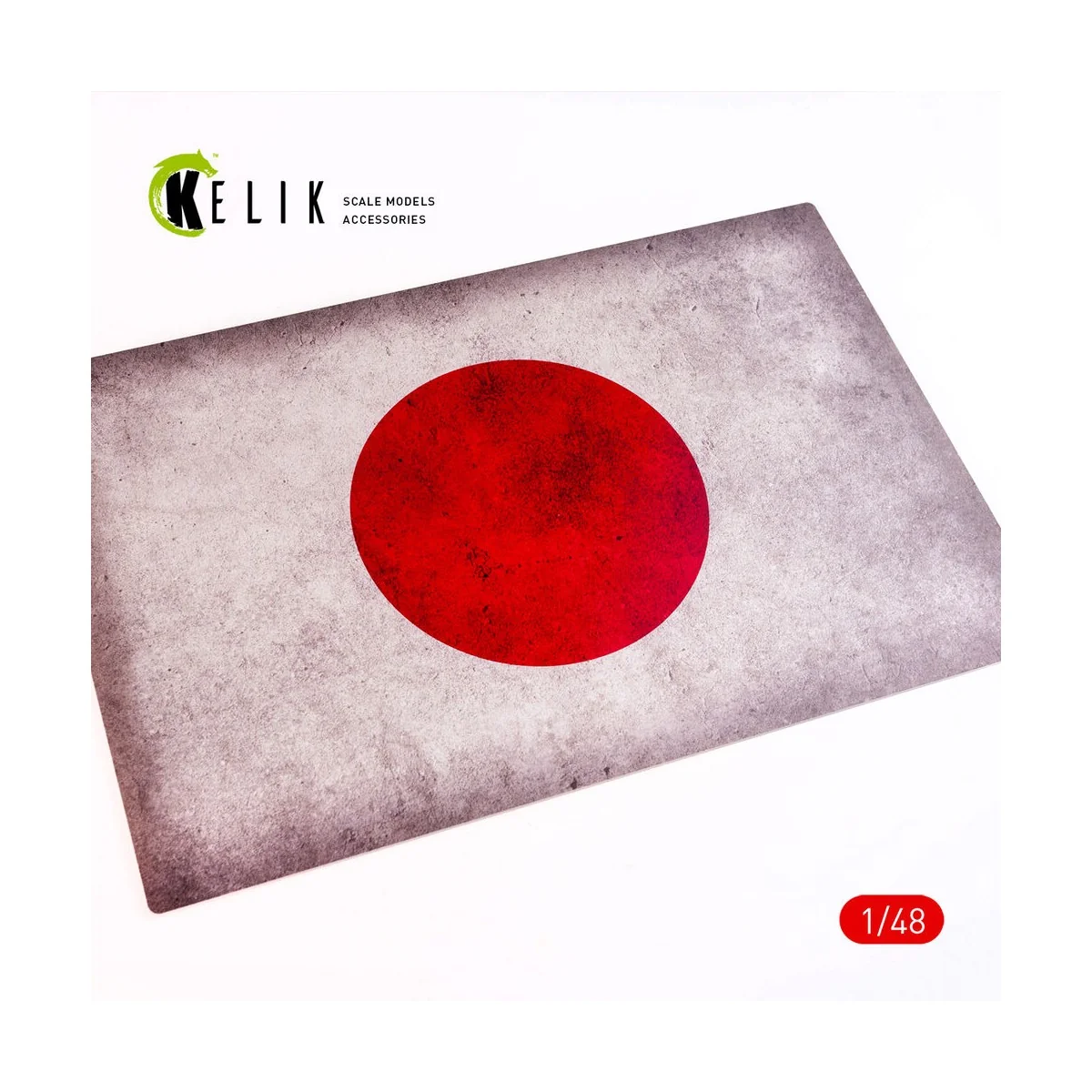 Japan Flag - Base - Acrylic 3 mm (410 x 270 mm) (410 g) (1/72 - 1/3...