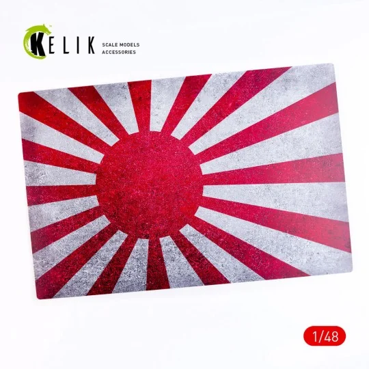 Japan Naval Flag - Base - Acrylic 3 mm (410 x 270 mm) (410 g) (1/72...
