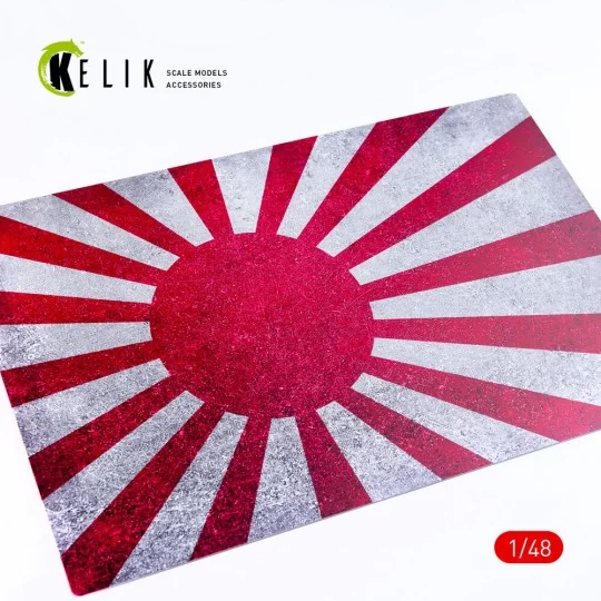 Japan Naval Flag - Base - Acrylic 3 mm (410 x 270 mm) (410 g) (1/72...