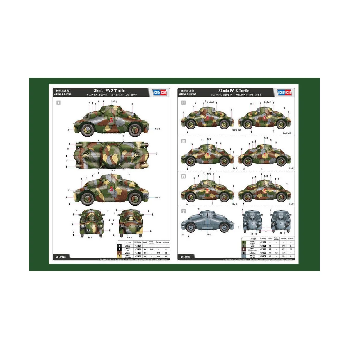 Skoda PA-2 Turtle, 1/35 - Hobby Boss 83888