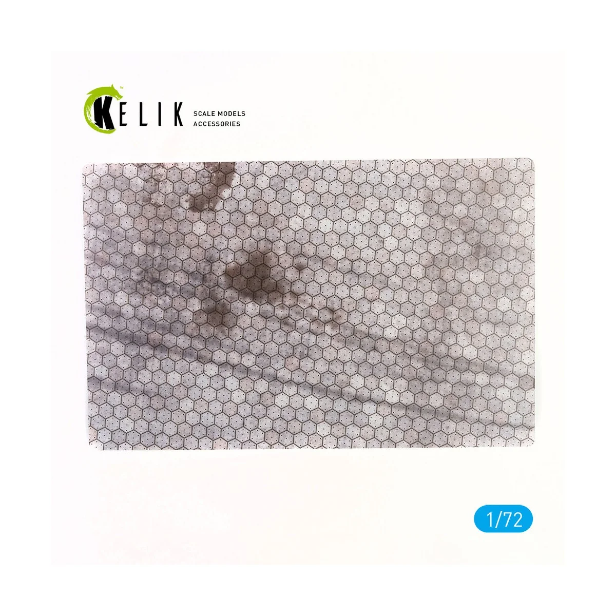 Swiss hexagonal concrete parking place Base - Acrylic 3 mm (280 x 1...