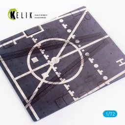 Arleygh Burke-class Base - Acrylic 3 mm (180 x 214 mm), 1/72 - Keli...