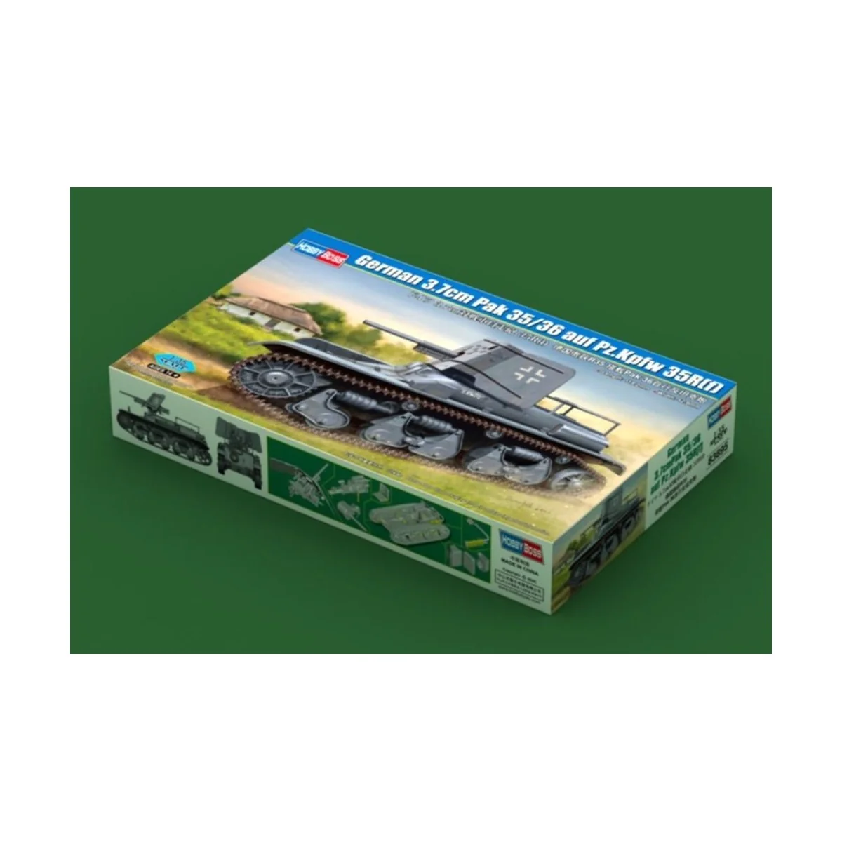 German 3.7cm Pak 35/36 auf Pz.Kpfw 35R(f), 1/35 - Hobby Boss 83895