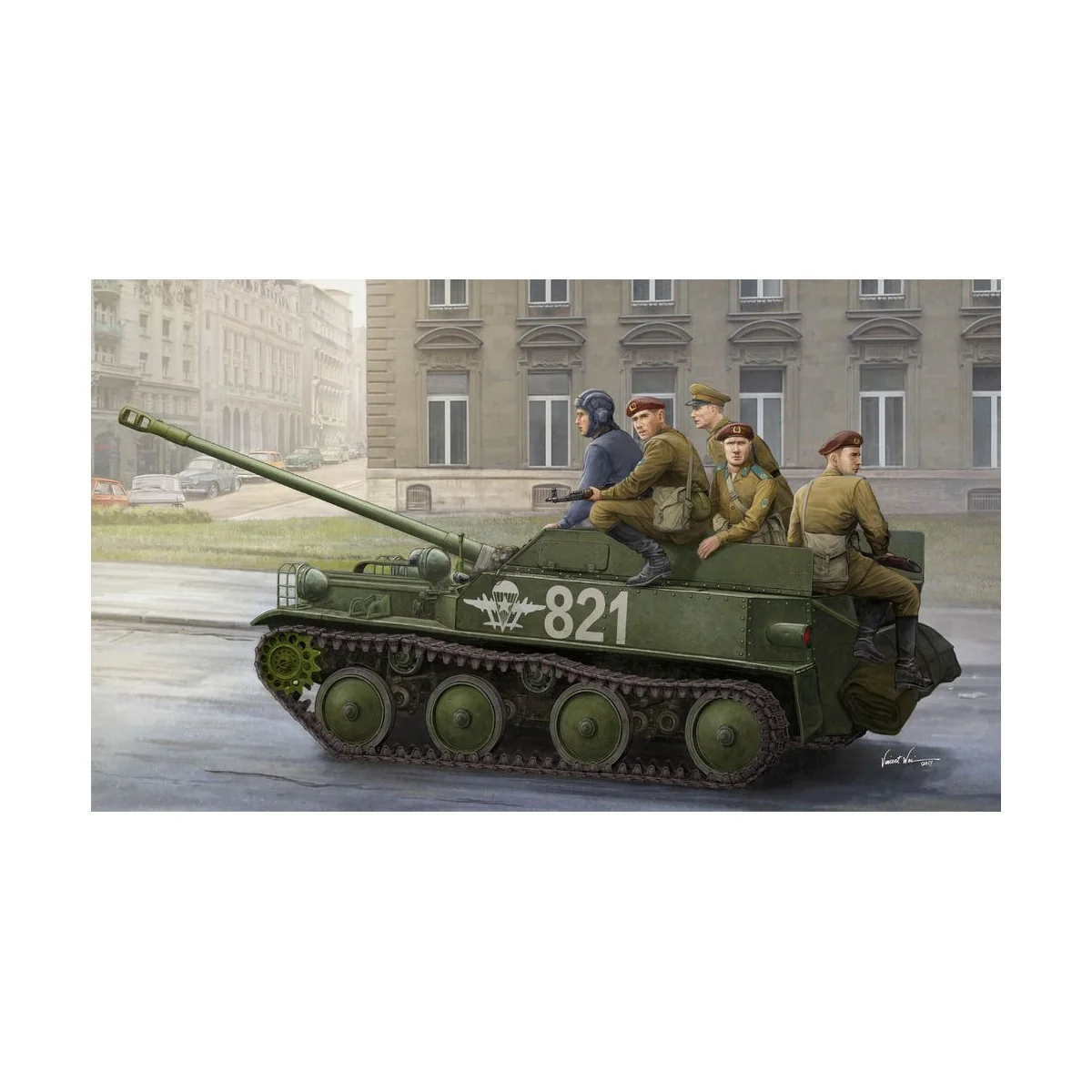 Russian ASU-57 Airborne Tank Destroyer, 1/35 - Hobby Boss 83896