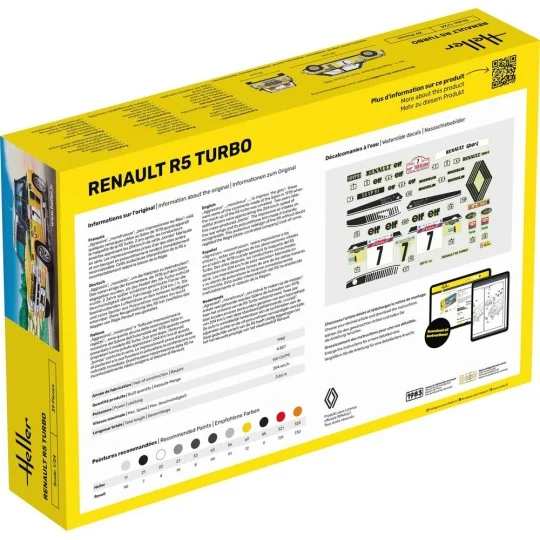 STARTER KIT Renault R5 Turbo - Heller 56717