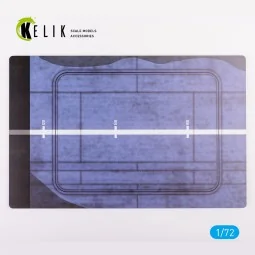 HMS Indomitable Front Lift 1942 - Base - Acrylic 3 mm (280 x 180 mm...