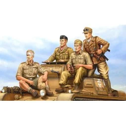 German Tropical Panzer Crew - Hobby Boss 84409