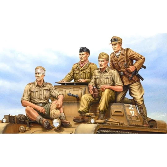 German Tropical Panzer Crew, 1/35 - Hobby Boss 84409 German Tropical Panzer Crew, 1/35 - Hobby Boss 84409