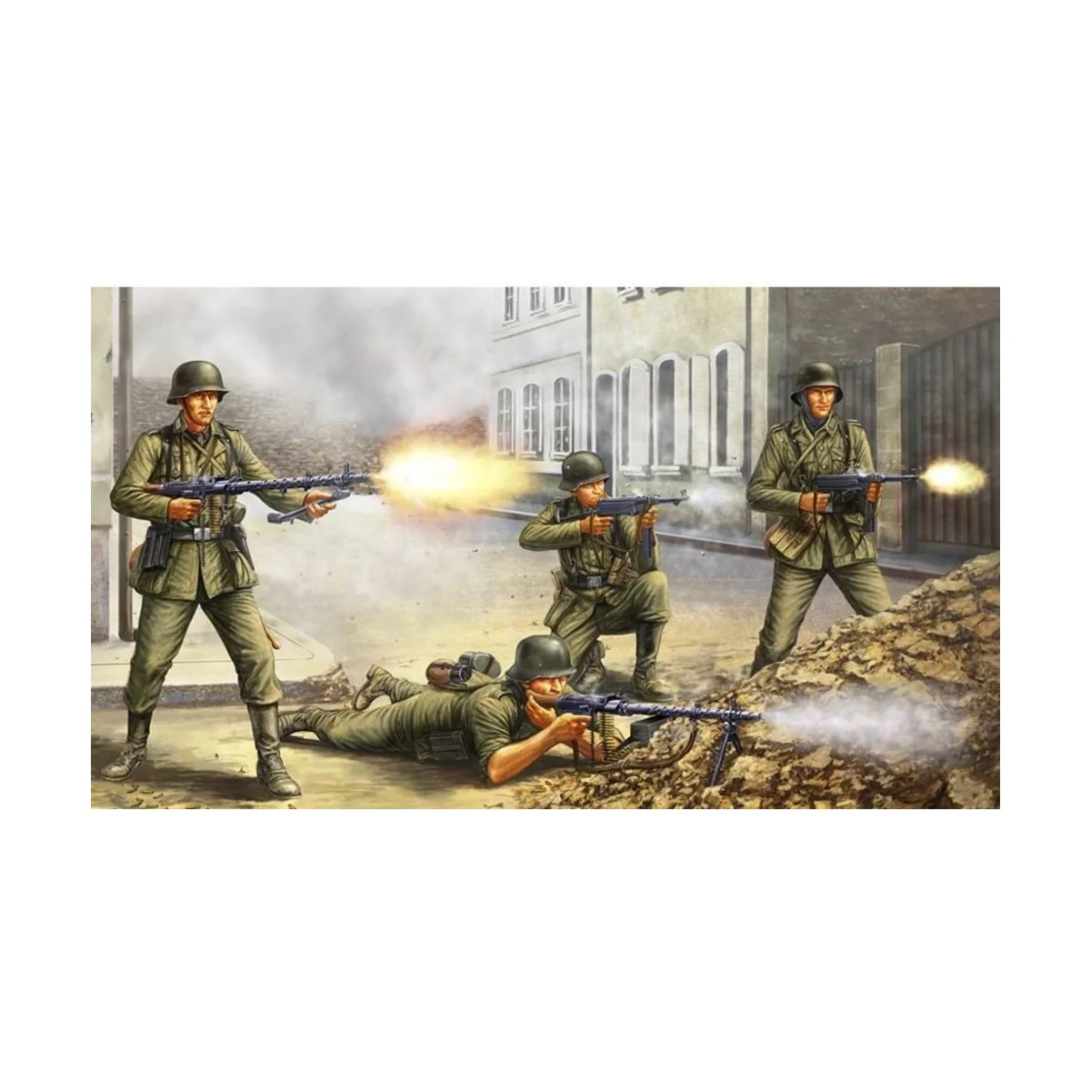 German Infantry " The Barrage Wall - Hobby Boss 84416