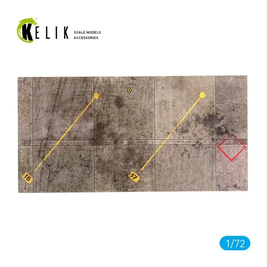 Eggebek Air Base - Acrylic 3 mm (180 x 357 mm) (210 g), 1/72 - Keli...