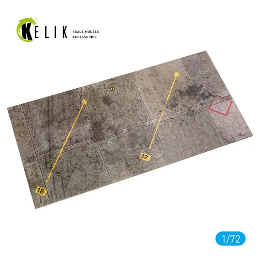 Eggebek Air Base - Acrylic 3 mm (180 x 357 mm) (210 g), 1/72 - Keli...
