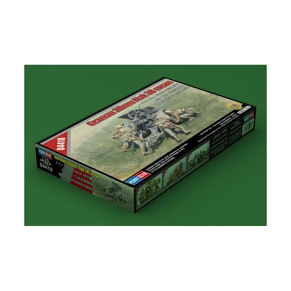 German 20mm Flak 38 crews - Hobby Boss 84418