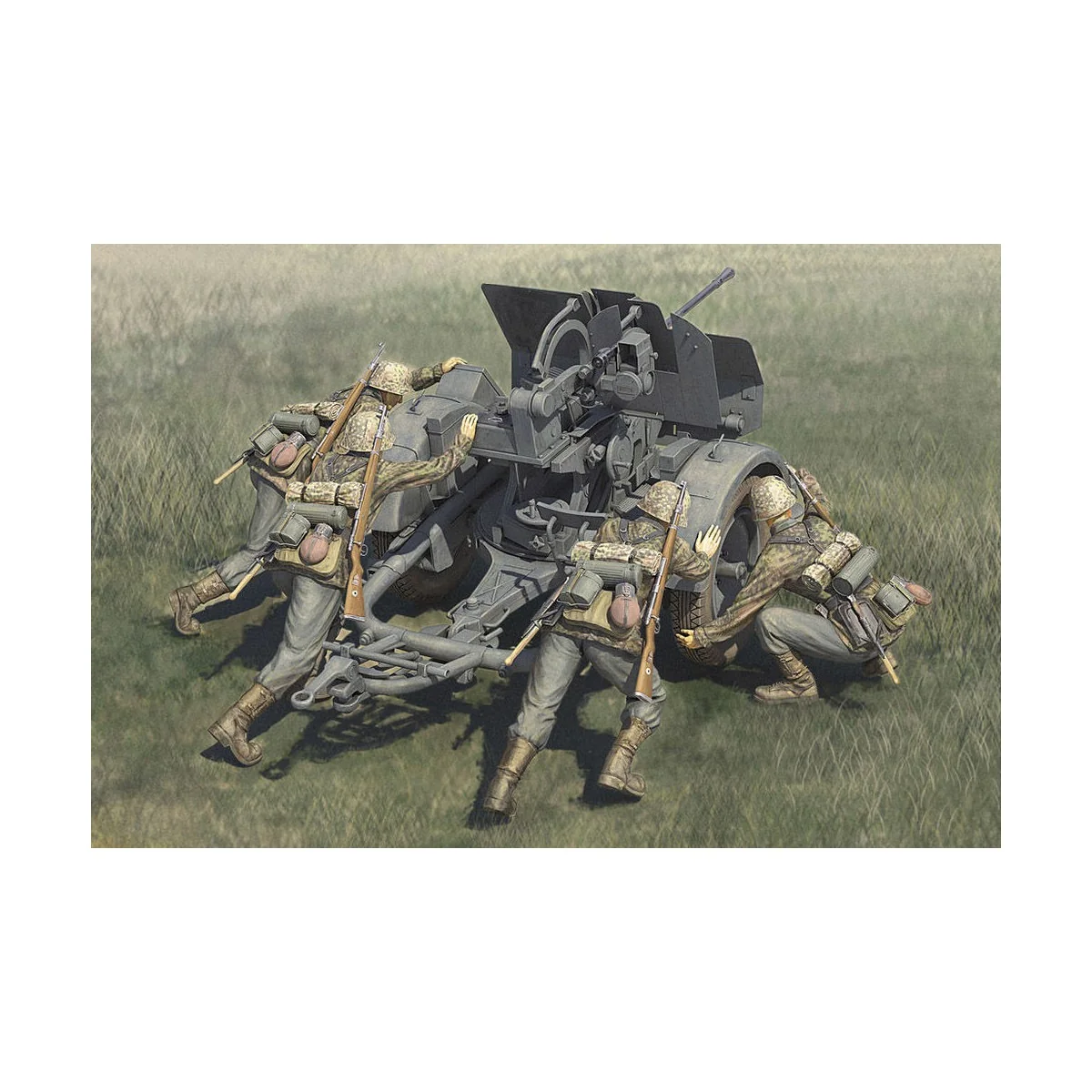 German 20mm Flak 38 crews, 1/35 - Hobby Boss 84418 German 20mm Flak 38 crews, 1/35 - Hobby Boss 84418