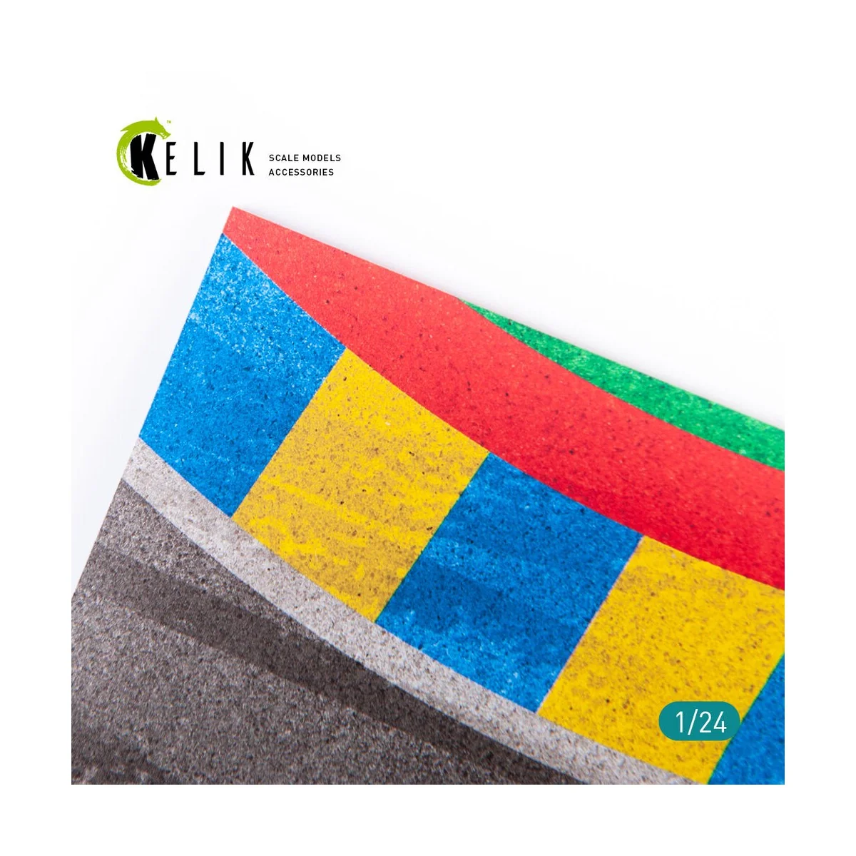 Asphalt road 24 Hours of Le Mans Turn Base - Acrylic 3 mm (180 x 35...