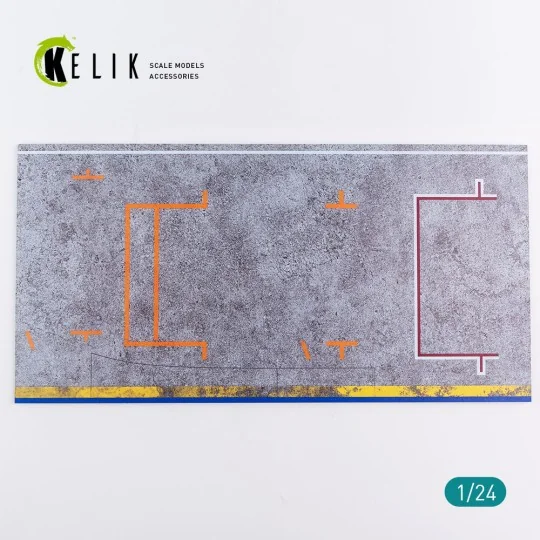 Pitstop 24 Hours of Le Mans type 1 Base - Acrylic 3 mm (180 x 357 m...