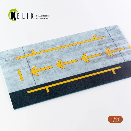 F1 Pitstop Type 2 Base - Acrylic 3 mm (180 x 357 mm) (210 g) (1/20)...