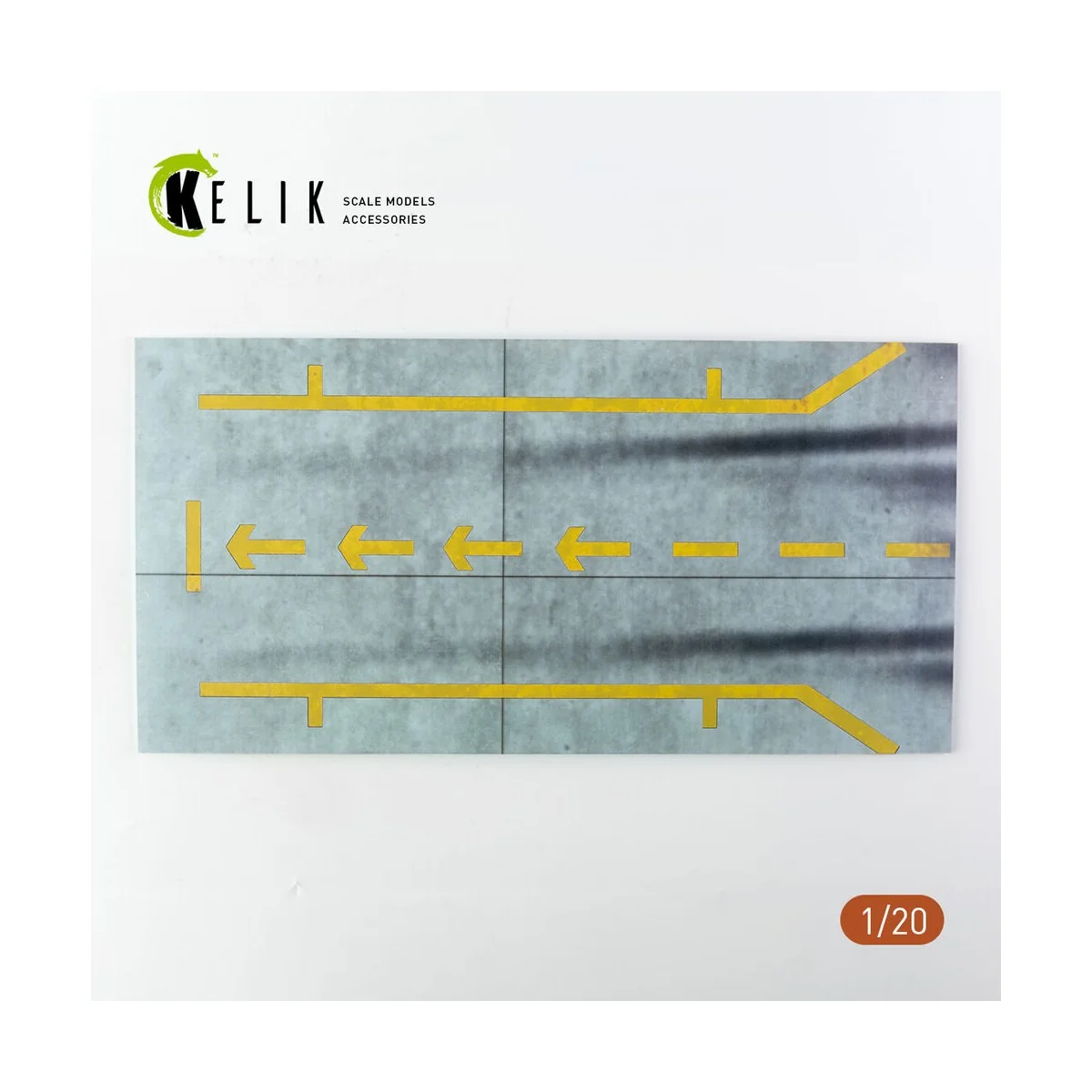 Pit-F1 Pitstop Type 1 Base - Acrylic 3 mm (180 x 357 mm) (210 g) (1...