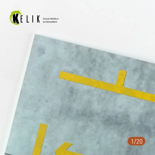 Pit-F1 Pitstop Type 1 Base - Acrylic 3 mm (180 x 357 mm) (210 g) (1...