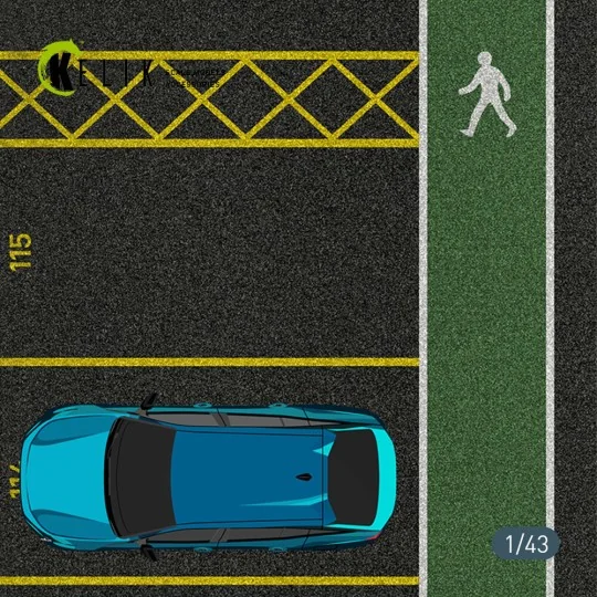 Supermarket Parking type 1 Base - Acrylic 3 mm (180 x 357 mm) (210 ...