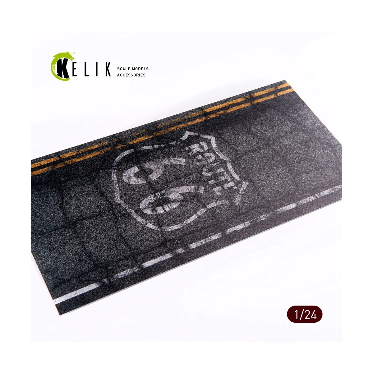 Route 66 - Base - Acrylic 3 mm (180 x 357 mm) (210 g), 1/24 - Kelik...
