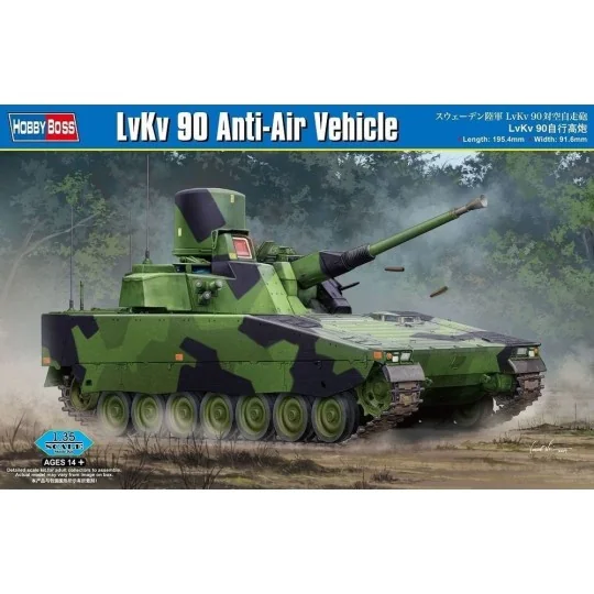 Lvkv 9040 Anti-Air Vehicle, 1/35 - Hobby Boss 84507 Lvkv 9040 Anti-Air Vehicle, 1/35 - Hobby Boss 84507