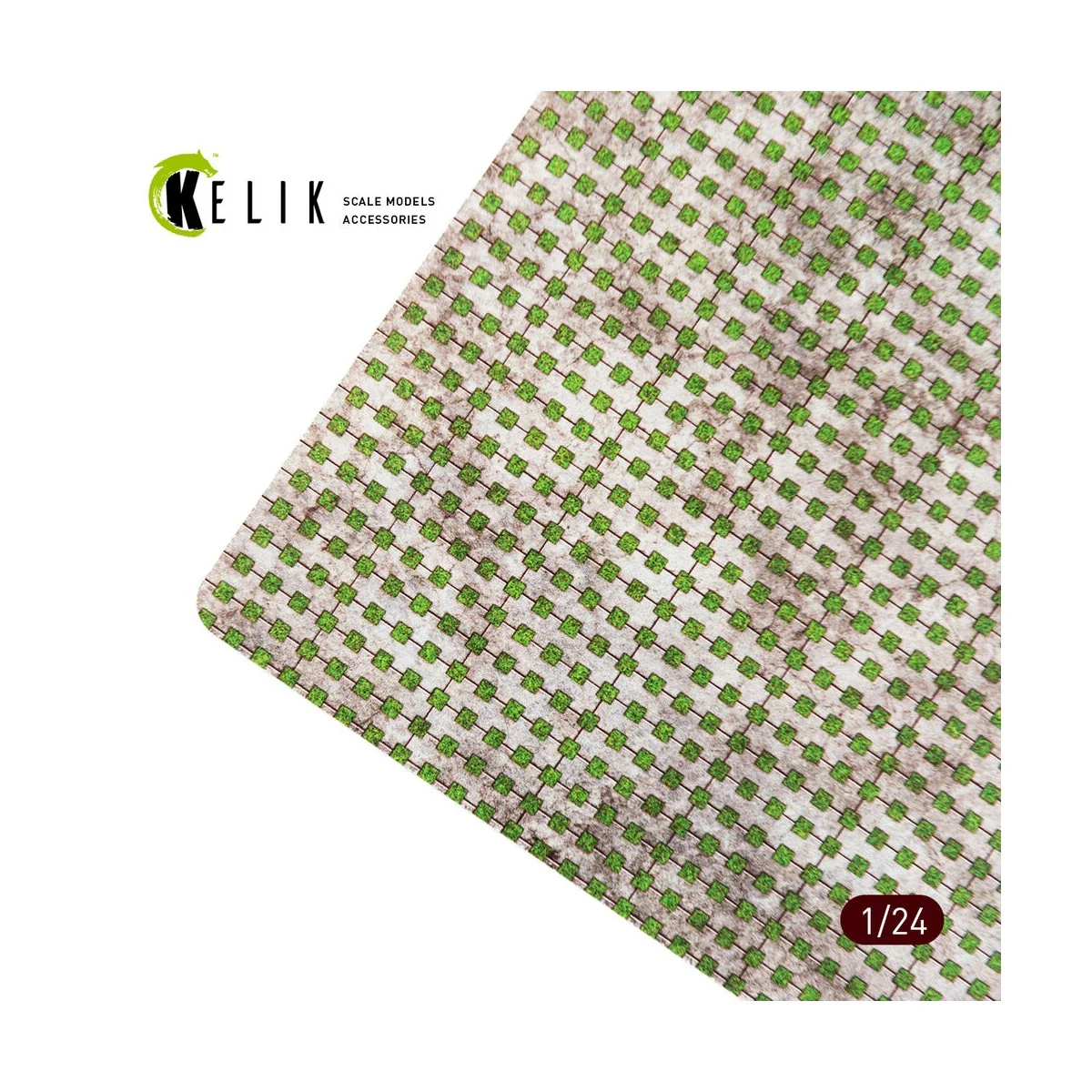 Parking Grid Grass - Base - Acrylic 3 mm (280 x 180 mm) (170 g), 1/...