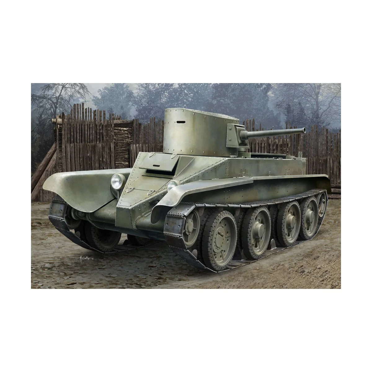 Soviet BT-2 Tank (early version), 1/35 - Hobby Boss 84514